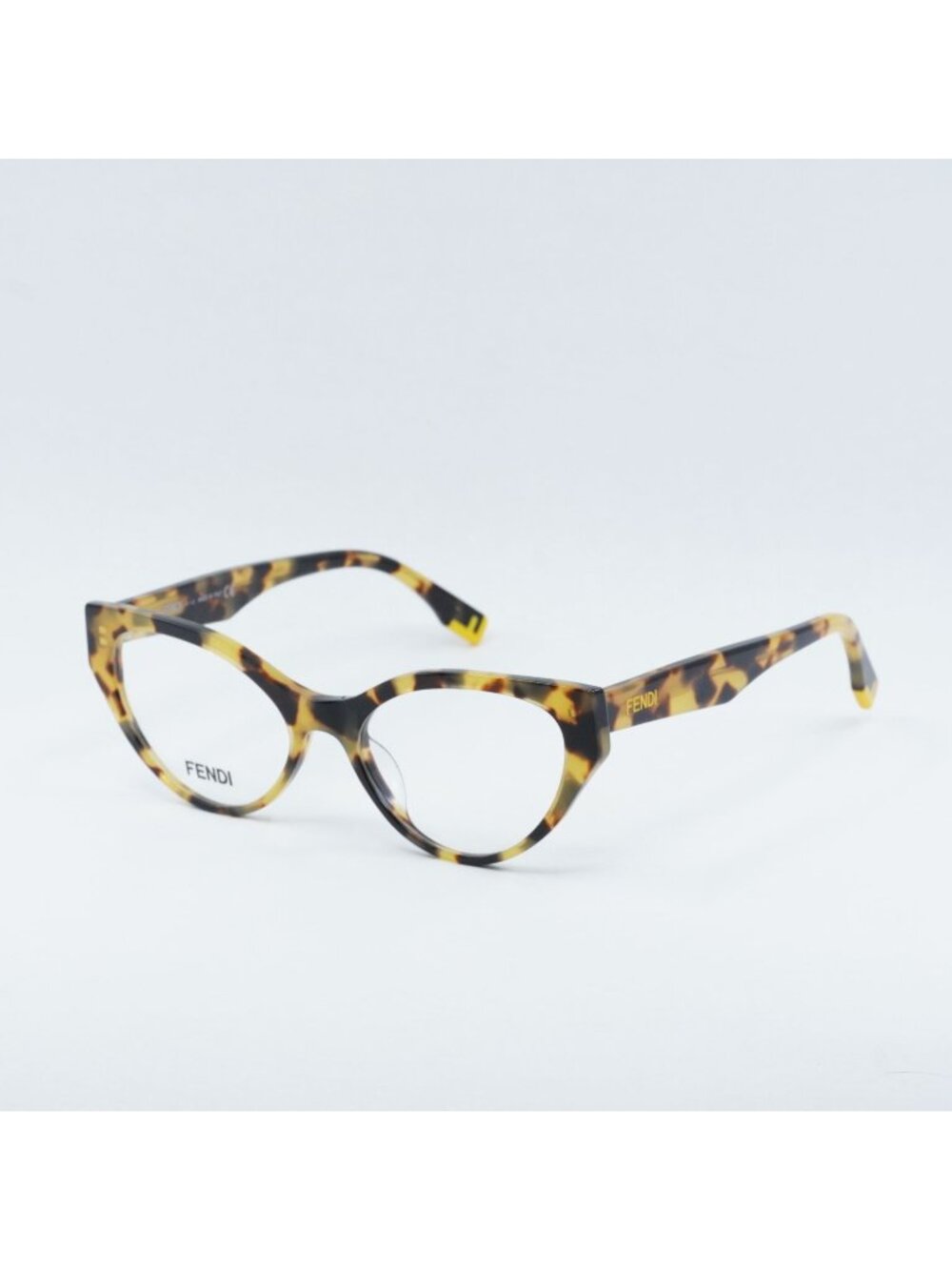 Fendi FE50022I 055 Cat Eye Eyeglasses 53mm - Tokyo Havana